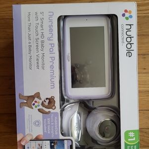 Hubble Connected Nursery Pal Premium, 5” Smart HD Baby Monitor with Touch Screen